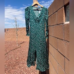 NWT Gap Floral Print Midi Dress